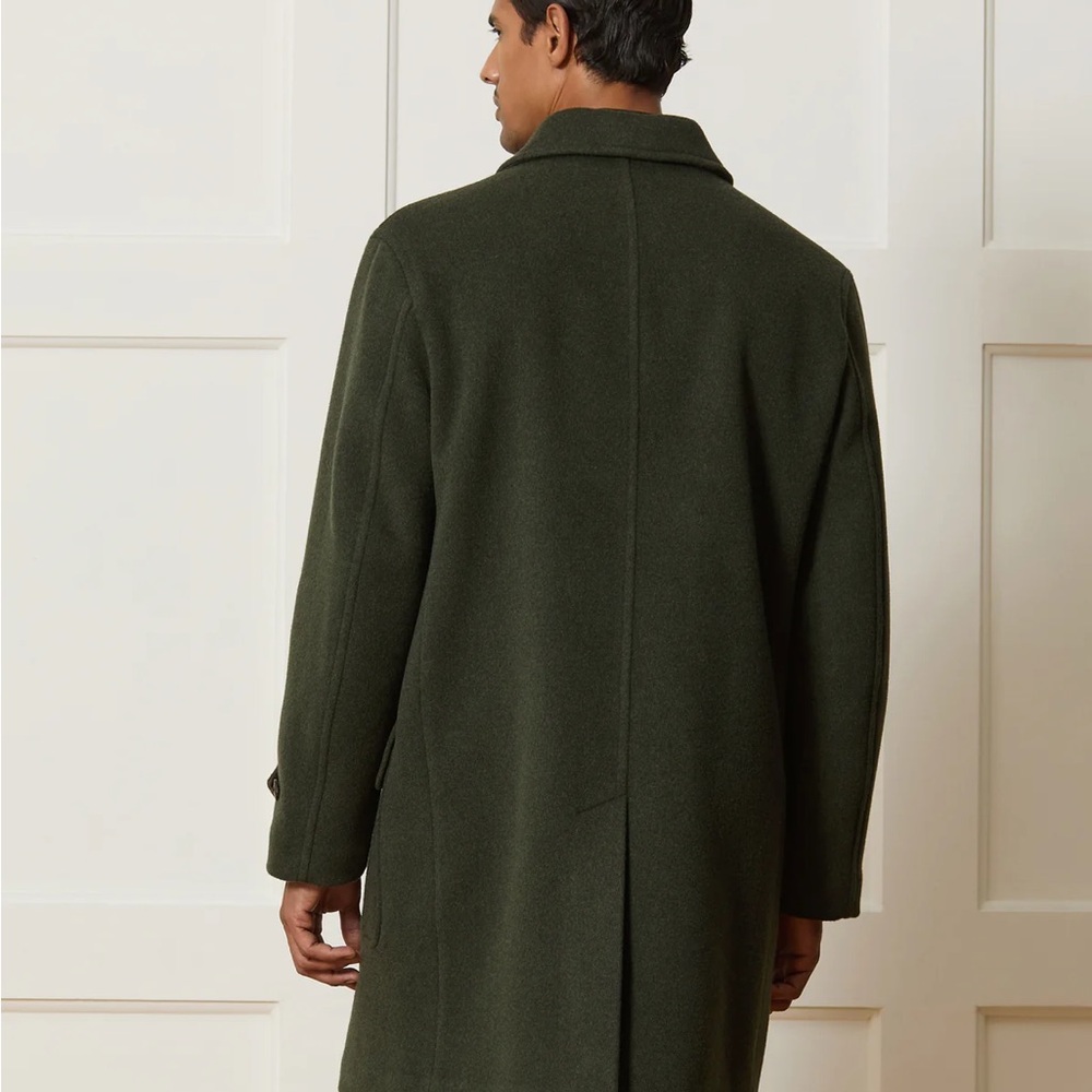 Todd Snyder Men's Italian Wool Cashmere Car Coat - Picture 5 of 7